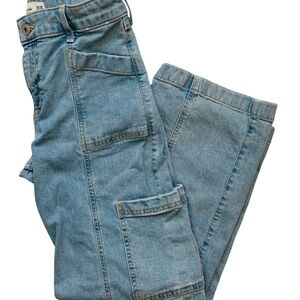 Abercrombie Kids Girls Cargo Denim 15/16 SHORT